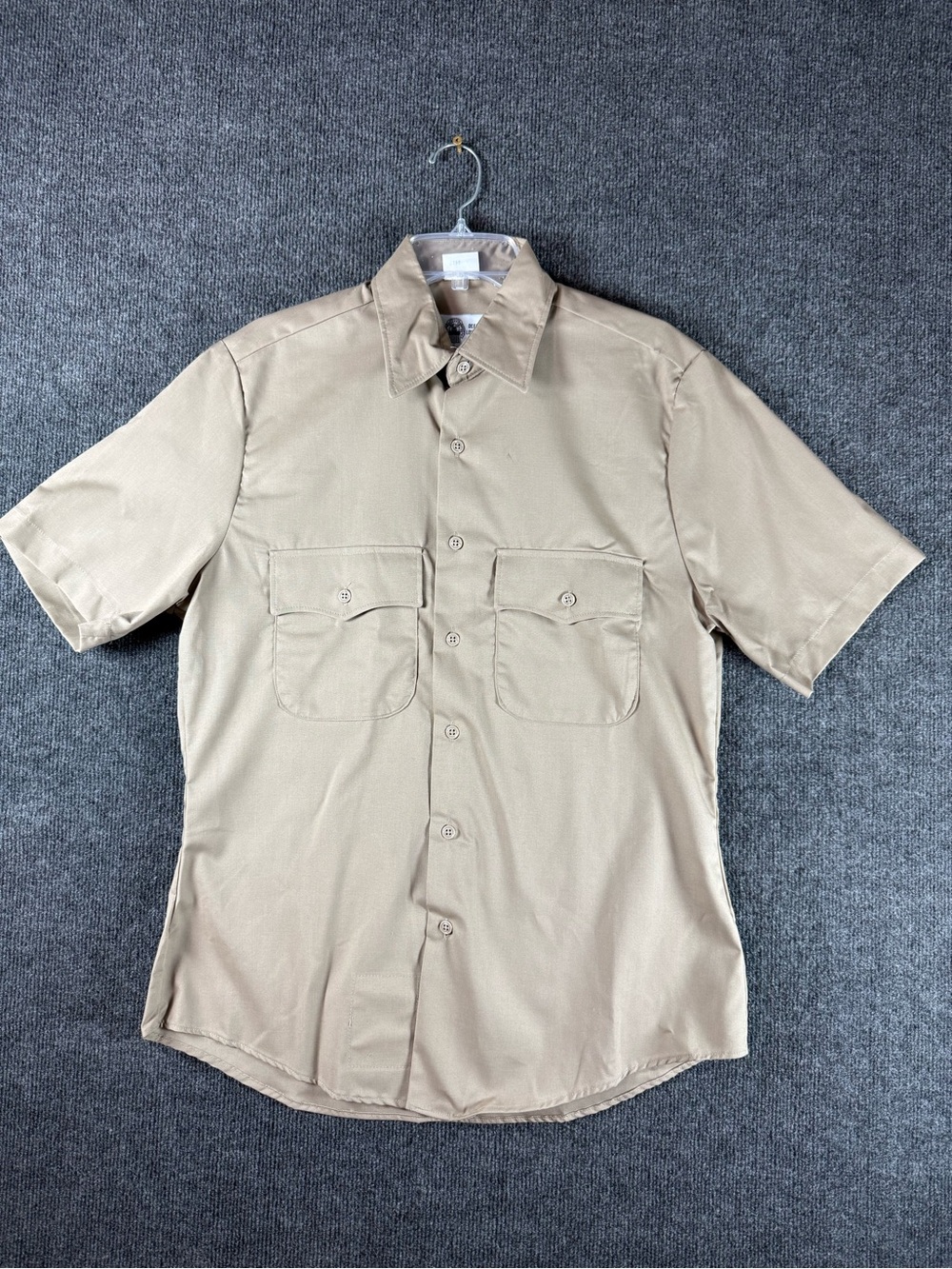 US Army DLA Heritage Tan 566 Class 3 Shirt Mens 16 R Athletic AGSU Military